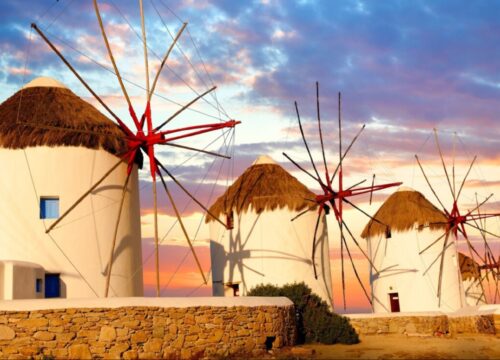 Windmills-in-Mykonos-Town